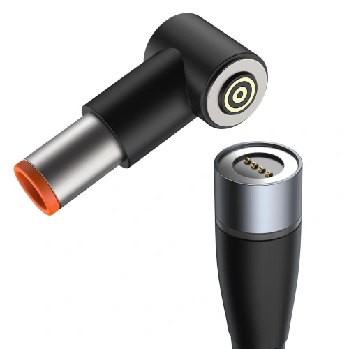 Kup Cablul magnetic Baseus Zinc Magnetic, USB-C la mufa DC 7,9x5,5mm, 100W, PD, 2m, unghiular (negru) - BSU2794BLK - {ean13} - Sklep Home Screen
