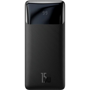 PowerBank Baseus Bipow 30000mAh, 2xUSB, USB-C, 15W (czarny)