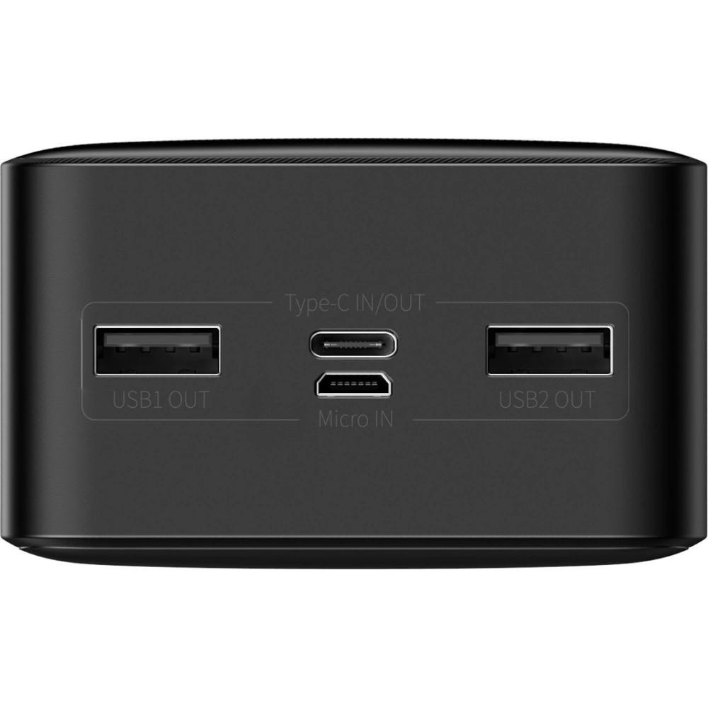 PowerBank Baseus Bipow 30000mAh, 2xUSB, USB-C, 15W (czarny)