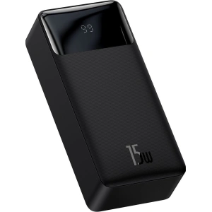 PowerBank Baseus Bipow 30000mAh, 2xUSB, USB-C, 15W (czarny)