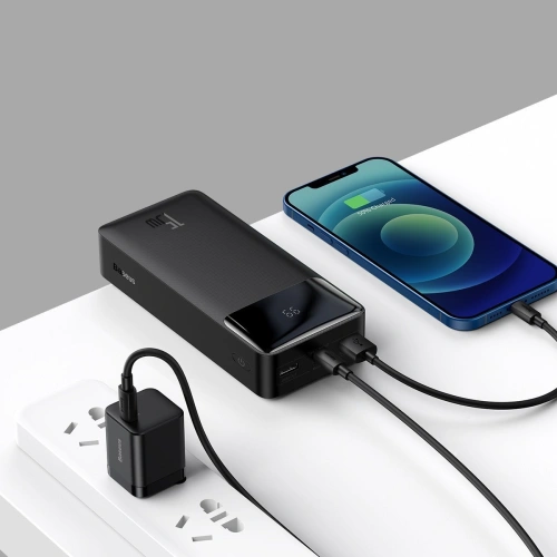 Kup PowerBank Baseus Bipow 30000mAh, 2xUSB, USB-C, 15W (fekete) - BSU2796BLK - {ean13} - Sklep Home Screen