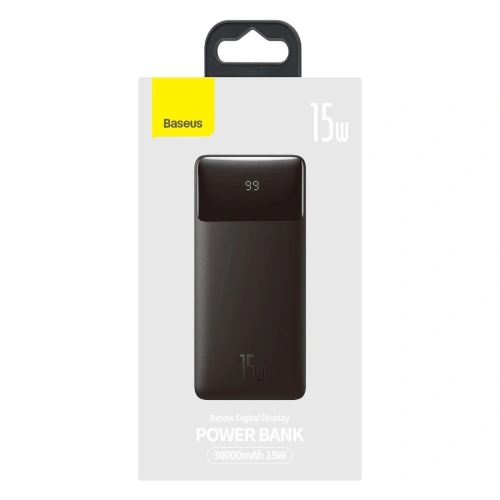 Kup PowerBank Baseus Bipow 30000mAh, 2xUSB, USB-C, 15W (fekete) - BSU2796BLK - {ean13} - Sklep Home Screen