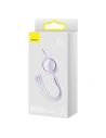 Kup Kabel USB 3w1 Baseus Bright Mirror, USB do micro USB / USB-C / Lightning, 66W, 1.2m (fialový) - BSU2799PRP - {ean13} - Sklep Home Screen