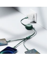 Kup Kabel USB 3w1 Baseus Bright Mirror, USB la micro USB / USB-C / Lightning, 66W, 1.2m (verde) - BSU2800GRN - {ean13} - Sklep Home Screen