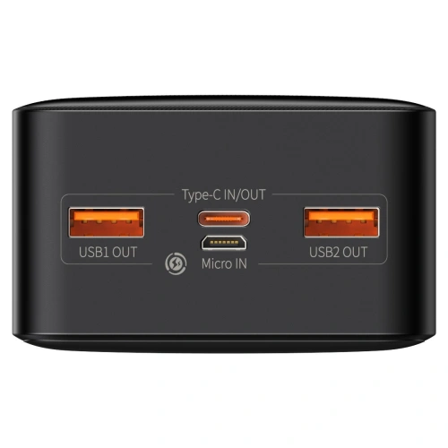 Kup Baseus PowerBank Bipow 30000mAh, 2xUSB, USB-C, 20W (schwarz) - BSU2801BLK - {ean13} - Sklep Home Screen