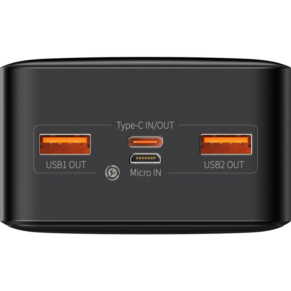 PowerBank Baseus Bipow 30000mAh, 2xUSB, USB-C, 20W (czarny)