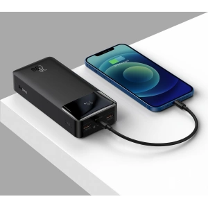 PowerBank Baseus Bipow 30000mAh, 2xUSB, USB-C, 20W (czarny)