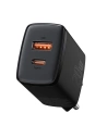 Încărcătorul de rețea Baseus Compact Quick Charger, USB, USB-C, 20W (negru)