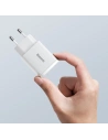 Kup Încărcătorul de rețea Baseus Compact Quick Charger, USB, USB-C, 20W (alb) - BSU2805WHT - {ean13} - Sklep Home Screen