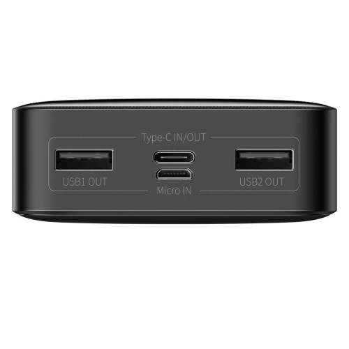 Kup PowerBank Baseus Bipow 20000mAh, 2xUSB, USB-C, 15W (negru) - BSU2806BLK - {ean13} - Sklep Home Screen