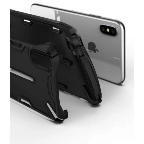 Kup Etui Ringke Dual-X iPhone XS/X 5.8 SF Black - RGK766BLK - {ean13} - Sklep Home Screen