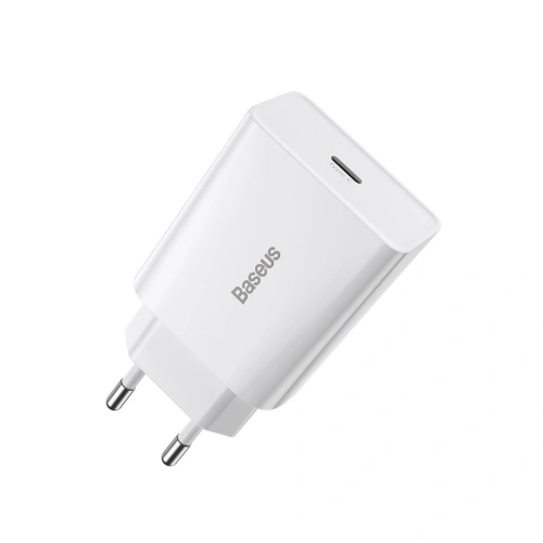 Kup Baseus Ladegerät Speed Mini Quick Charger, USB-C, PD, 3A, 20W (weiß) - BSU2808WHT - {ean13} - Sklep Home Screen
