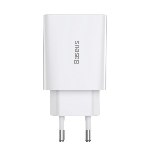 Kup Ładowarka sieciowa Baseus Speed Mini Quick Charger, USB-C, PD, 3A, 20W (biała) - BSU2808WHT - {ean13} - Sklep Home Screen
