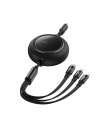 Kup Baseus 1.2m USB 3-in-1-Kabel Bright Mirror, USB zu micro USB / USB-C / Lightning, 100W, (schwarz) - BSU2809BLK - {ean13} - Sklep Home Screen