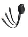 Kup Baseus 1.2m USB 3-in-1-Kabel Bright Mirror, USB zu micro USB / USB-C / Lightning, 100W, (schwarz) - BSU2809BLK - {ean13} - Sklep Home Screen