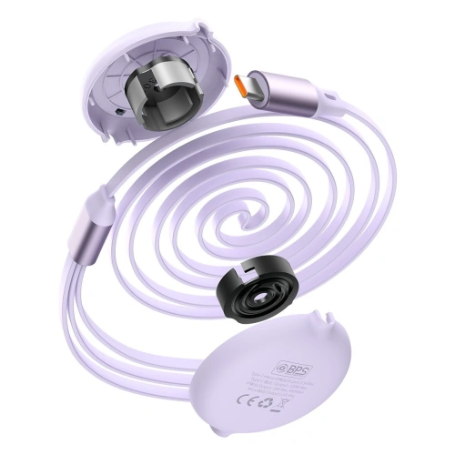 Buy USB cable 3in1 Baseus Bright Mirror, USB to micro USB / USB-C / Lightning, 100W, 1.2m (purple) - BSU2811PRP - {ean13} - Home Screen Store Europe