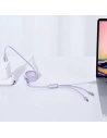 Kup Kabel USB 3w1 Baseus Bright Mirror, USB do micro USB / USB-C / Lightning, 100W, 1.2m (fioletowy) - BSU2811PRP - {ean13} - Sklep Home Screen