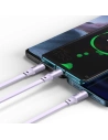 Kup Kabel USB 3w1 Baseus Bright Mirror, USB do micro USB / USB-C / Lightning, 100W, 1.2m (fioletowy) - BSU2811PRP - {ean13} - Sklep Home Screen