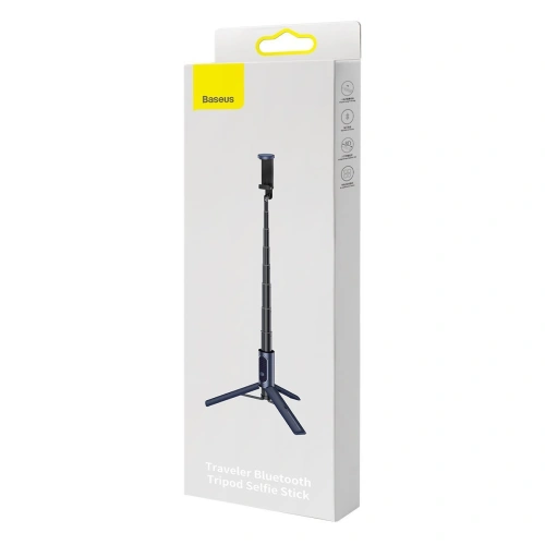 Kup Selfie stick, stativ Bluetooth Baseus Traveler (albastru) - BSU2814BLU - {ean13} - Sklep Home Screen