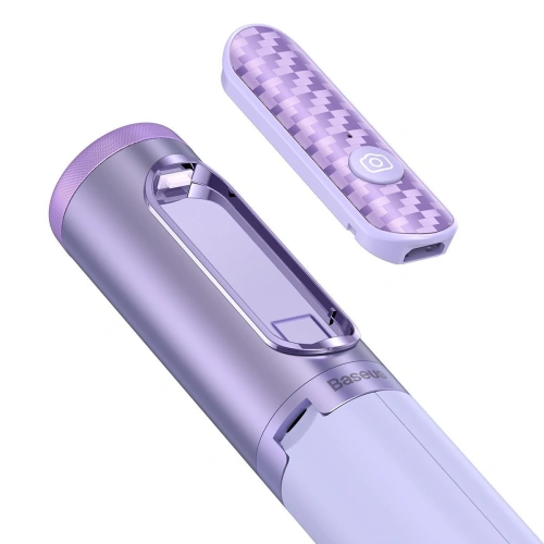 Kup Baseus Selfie-Stick, Bluetooth-Stativ Traveler (lila) - BSU2815PRP - {ean13} - Sklep Home Screen