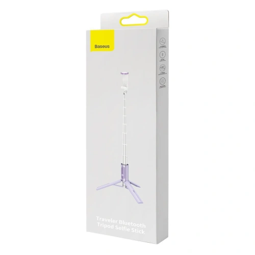 Buy Baseus Traveler Bluetooth Tripod Selfie Stick (purple) - BSU2815PRP - {ean13} - Home Screen Store Europe