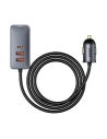 Kup Încărcător auto Baseus Share Together cu prelungitor, 2x USB, 2x USB-C, 120W (gri) - BSU2816GRY - {ean13} - Sklep Home Screen