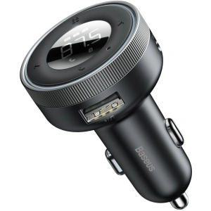 Kup Baseus FM-Transmitter Enjoy Car, Bluetooth 5.0, microSD, AUX (schwarz) - BSU2817BLK - {ean13} - Sklep Home Screen