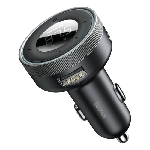 Kup Transmiter FM Baseus Enjoy Car, Bluetooth 5.0, microSD, AUX (černý) - BSU2817BLK - {ean13} - Sklep Home Screen
