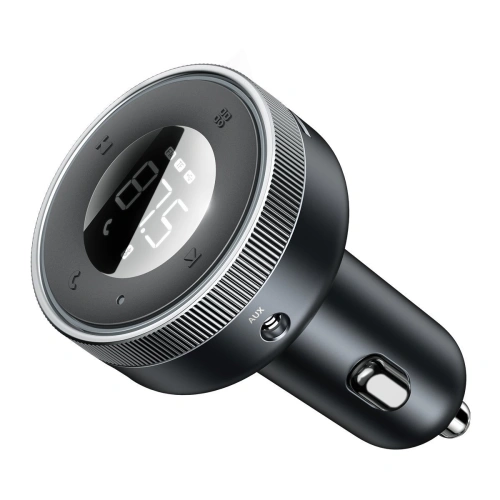 Kup Transmiter FM Baseus Enjoy Car, Bluetooth 5.0, microSD, AUX (czarny) - BSU2817BLK - {ean13} - Sklep Home Screen