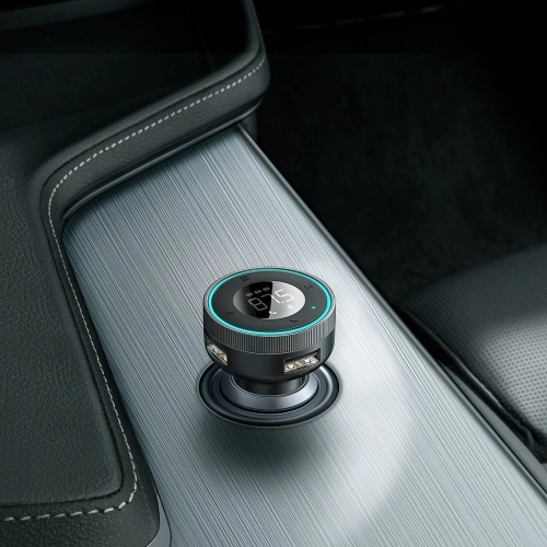 Kup Transmiter FM Baseus Enjoy Car, Bluetooth 5.0, microSD, AUX (czarny) - BSU2817BLK - {ean13} - Sklep Home Screen