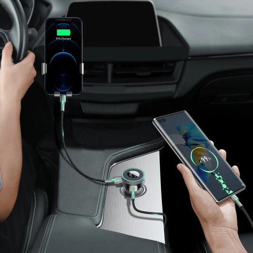 Kup Transmiter FM Baseus Enjoy Car, Bluetooth 5.0, microSD, AUX (czarny) - BSU2817BLK - {ean13} - Sklep Home Screen