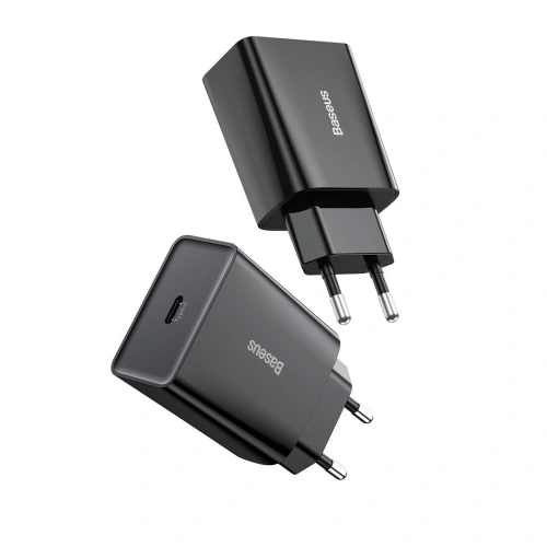 Kup Încărcătorul Baseus Speed Mini Quick Charger, USB-C, PD, 3A, 20W (negru) - BSU2819BLK - {ean13} - Sklep Home Screen