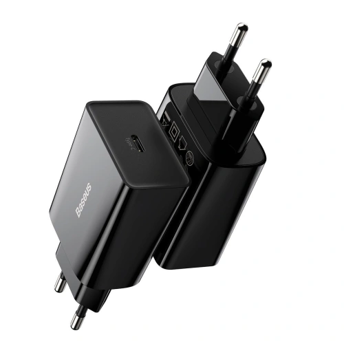 Kup Ładowarka sieciowa Baseus Speed Mini Quick Charger, USB-C, PD, 3A, 20W (czarna) - BSU2819BLK - {ean13} - Sklep Home Screen