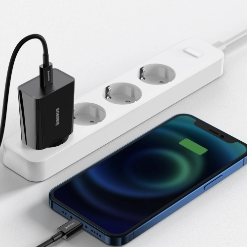 Kup Încărcătorul Baseus Speed Mini Quick Charger, USB-C, PD, 3A, 20W (negru) - BSU2819BLK - {ean13} - Sklep Home Screen