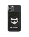 Kup Kapsa na karty Karl Lagerfeld KLWMSCHSFBK Peněženka s přihrádkou na karty Saffiano Choupette Head MagSafe černá/black - KLD560BLK - {ean13} - Sklep Home Screen