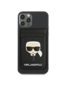 Kup Karl Lagerfeld Kartenschlitz KLWMSKHSFBK Brieftasche Kartenschlitz Saffiano Karls Head MagSafe schwarz/schwarz - KLD561BLK - {ean13} - Sklep Home Screen