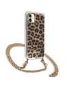 Kup Guess Apple GUHCN61KCLEO iPhone 11 Leopard Hartschalenetui Gold Strap - GUE1060GLD - {ean13} - Sklep Home Screen