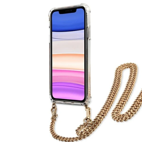 Kup Guess Apple GUHCN61KCLEO iPhone 11 Leopard Hartschalenetui Gold Strap - GUE1060GLD - {ean13} - Sklep Home Screen
