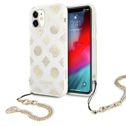 Kup Etui Guess GUHCN61KSPEGO Apple iPhone 11 zlatý/gold hardcase Peony Chain Collection - GUE1062GLD - {ean13} - Sklep Home Screen