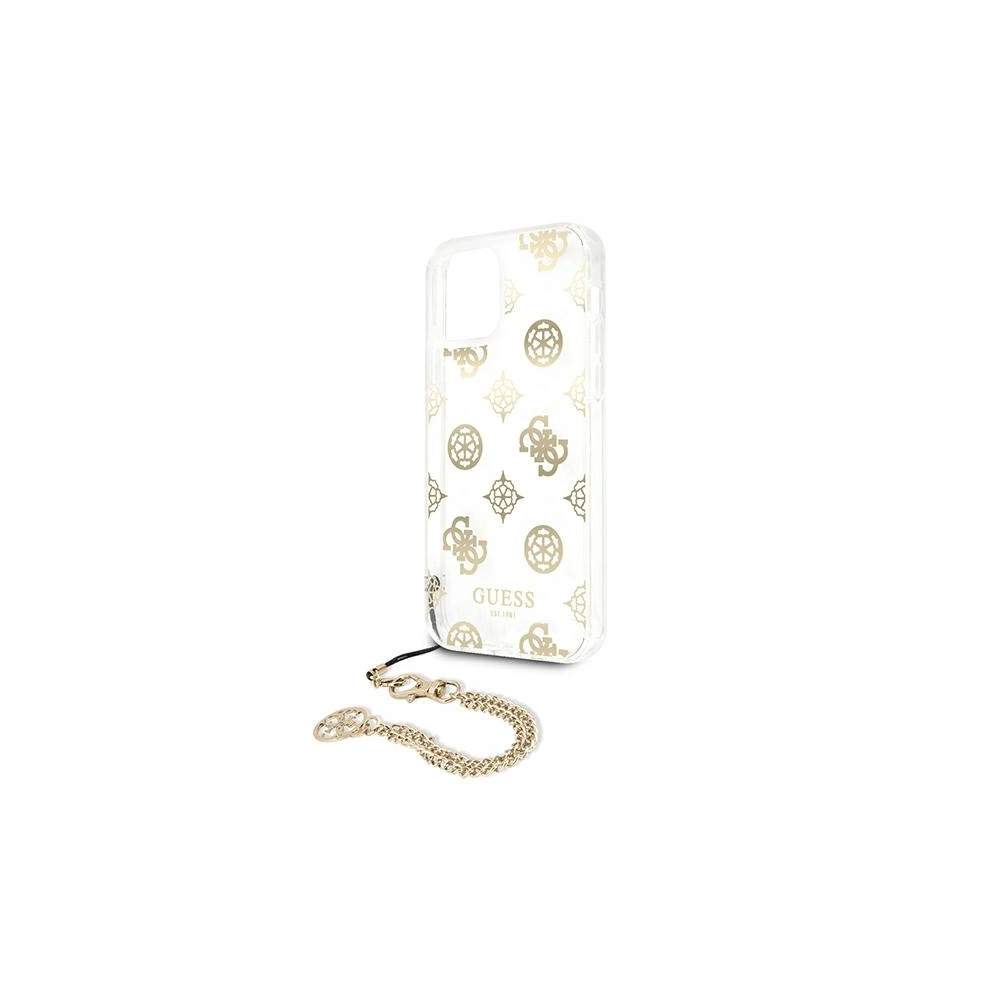 Etui Guess GUHCN61KSPEGO Apple iPhone 11 złoty/gold hardcase Peony Chain Collection
