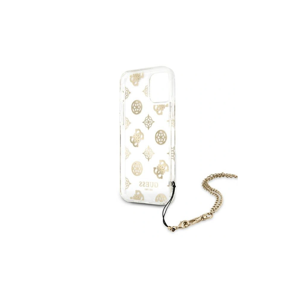 Etui Guess GUHCN61KSPEGO Apple iPhone 11 złoty/gold hardcase Peony Chain Collection