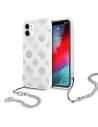 Etui Guess GUHCN61KSPESI Apple iPhone 11 ezüst/silver hardcase Peony Chain Collection