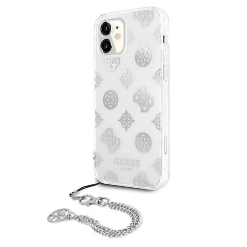 Kup Etui Guess GUHCN61KSPESI Apple iPhone 11 ezüst/silver hardcase Peony Chain Collection - GUE1063SLV - {ean13} - Sklep Home Screen