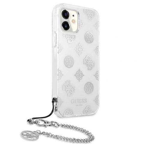 Kup Etui Guess GUHCN61KSPESI Apple iPhone 11 ezüst/silver hardcase Peony Chain Collection - GUE1063SLV - {ean13} - Sklep Home Screen