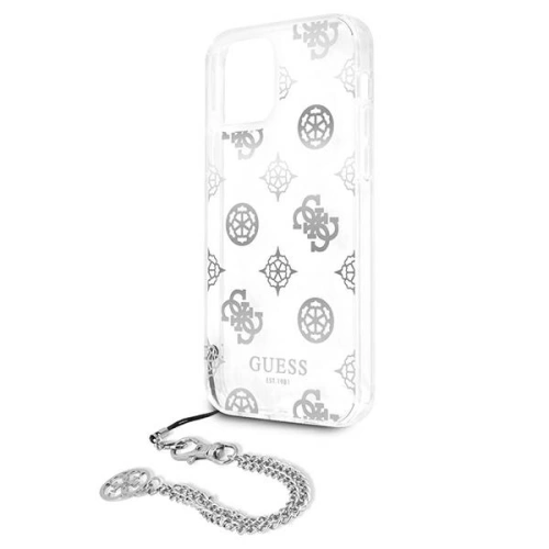 Kup Etui Guess GUHCN61KSPESI Apple iPhone 11 ezüst/silver hardcase Peony Chain Collection - GUE1063SLV - {ean13} - Sklep Home Screen