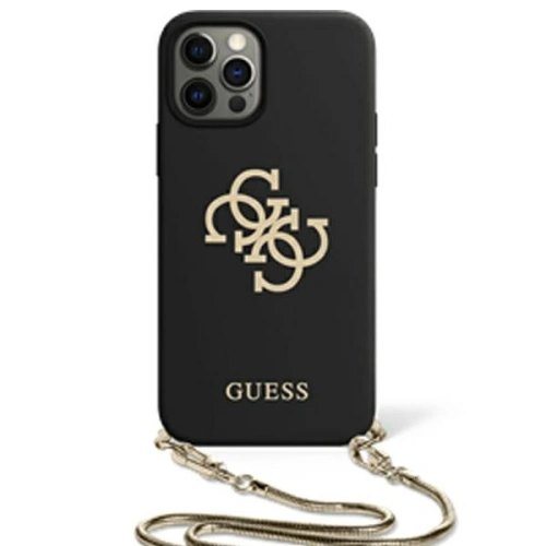 Kup Guess Apple Tasche GUHCN61LSC4GBK iPhone 11 schwarz/schwarz Hardcase 4G Gold Chain Collection - GUE1064BLK - {ean13} - Sklep Home Screen