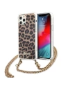 Etui Guess GUHCP12LKCLEO Apple iPhone 12 Pro Max Leopard hardcase Gold Strap