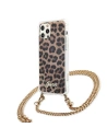 Buy Guess GUHCP12LKCLEO Apple iPhone 12 Pro Max Leopard hardcase Gold Strap - GUE1066LEO - {ean13} - Home Screen Store Europe