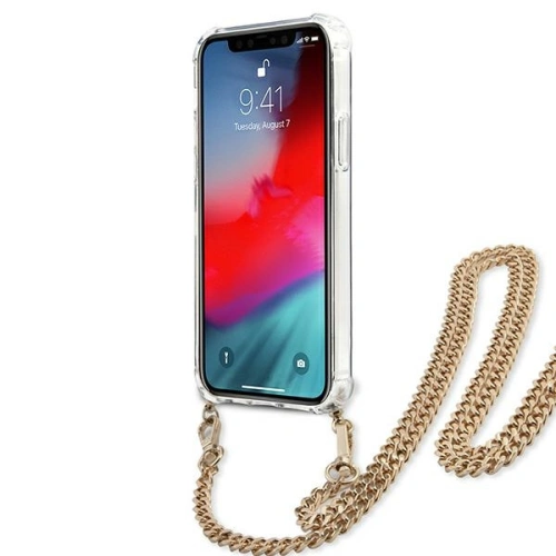 Buy Guess GUHCP12LKCLEO Apple iPhone 12 Pro Max Leopard hardcase Gold Strap - GUE1066LEO - {ean13} - Home Screen Store Europe