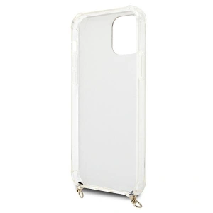 Etui Guess GUHCP12LKCLEO Apple iPhone 12 Pro Max Leopárd kemény tok Arany Pánt